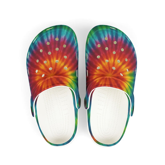 Vibrant Tie-Dye Kid's Clogs, Fun Summer Footwear for Kids, Lightweight EVA Shoes, Playful Beachwear, Colorful Garden Shoes, Perfect [...]