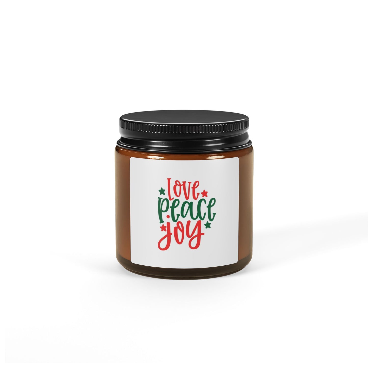 Holiday Scented Soy Candle - Love Peace Joy