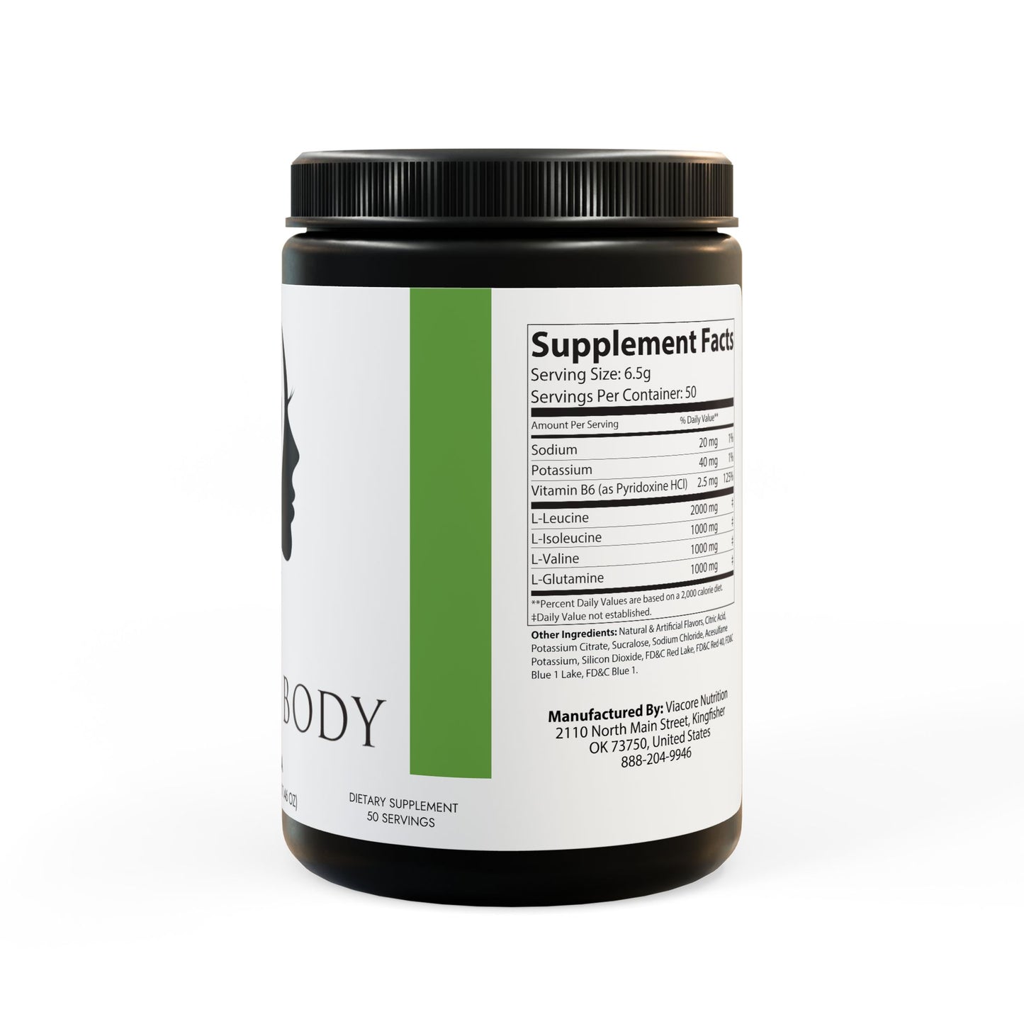 BCAA Supplement, Grape (325g, 11.46oz, 50 servings)