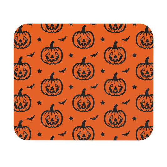 Halloween Pumpkin Mouse Pad, Spooky Desk Mat, Fall Office Decor, Pumpkin Decor, Halloween Gift, Cute Halloween Decor
