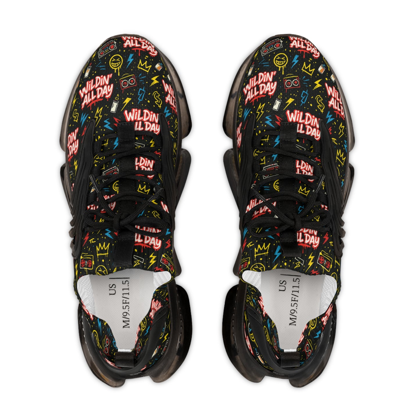 Stylish Graphic Mesh Sneakers for Everyday Adventures | Trendy Footwear, Urban Style, Casual Wear, Festival Fashion, Unique Sneakers