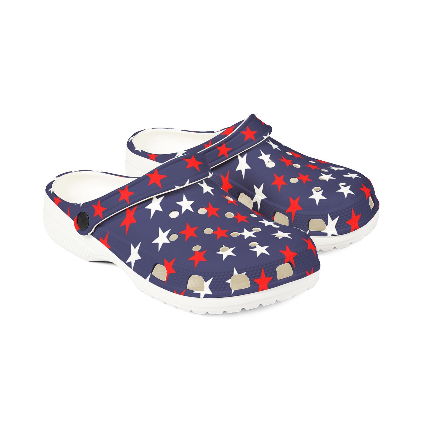 Stars & Stripes EVA Foam Shoes - Comfortable Slippers, Casual Footwear, Gardening Shoes, Pool Shoes, Summer Clogs