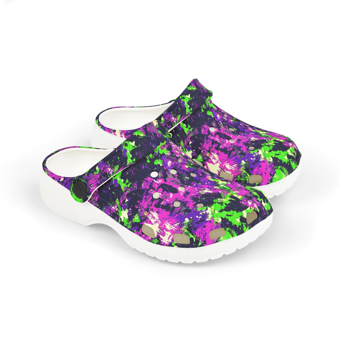 Colorful Kid's Clogs, Playful EVA Foam Sandals, Summer Footwear, Fun Garden Shoes, Kids Slip-On Footwear, Outdoor Play Shoes