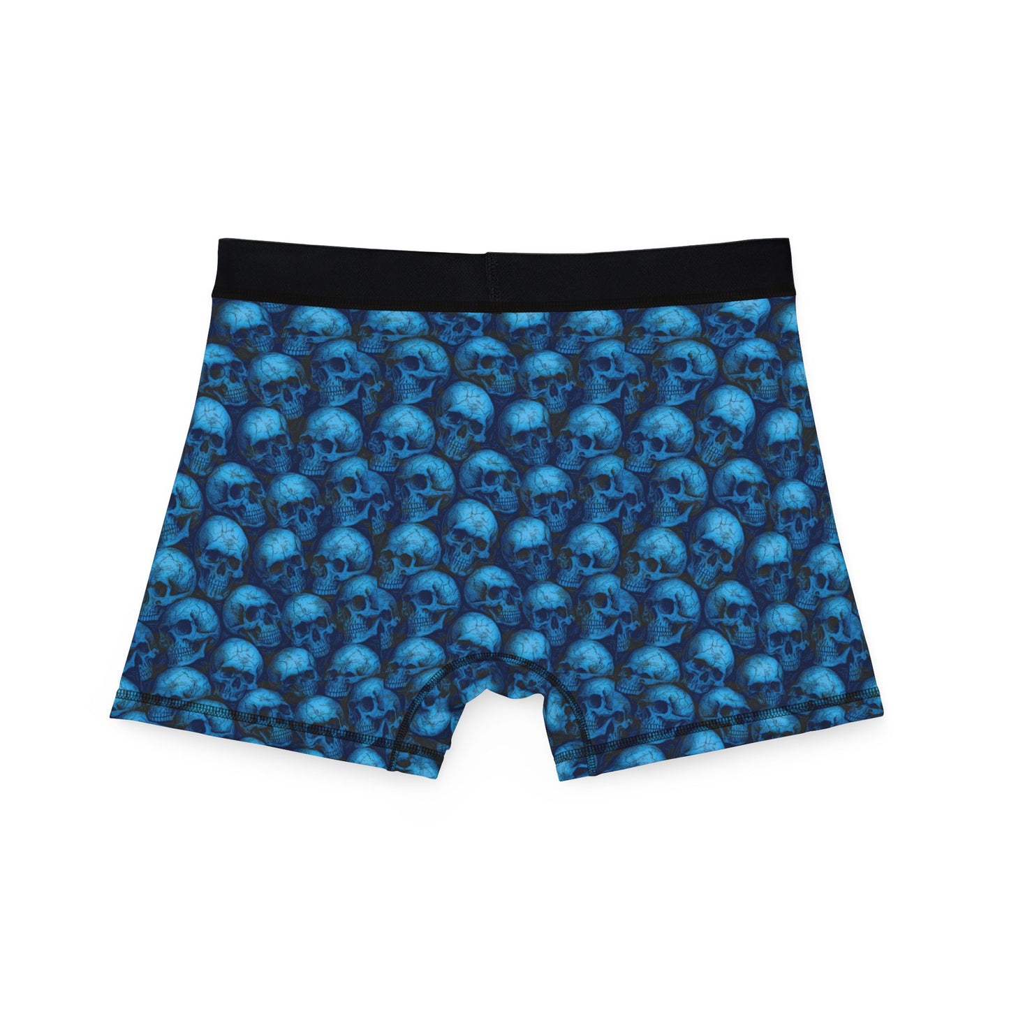 Men's Skull Print Boxers, Cool Gothic Underwear for Men, Unique Men's Sleepwear, Halloween Gift, Comfortable Daily Wear