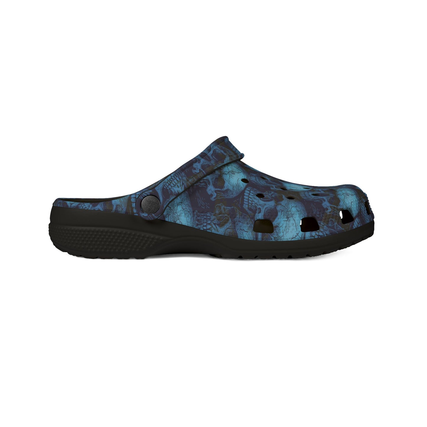 Stylish EVA Foam Clogs - Casual Comfort, Fun Outdoor Footwear, Unique Skulls Design, Perfect for Summer, Garden, Parties, Festivals