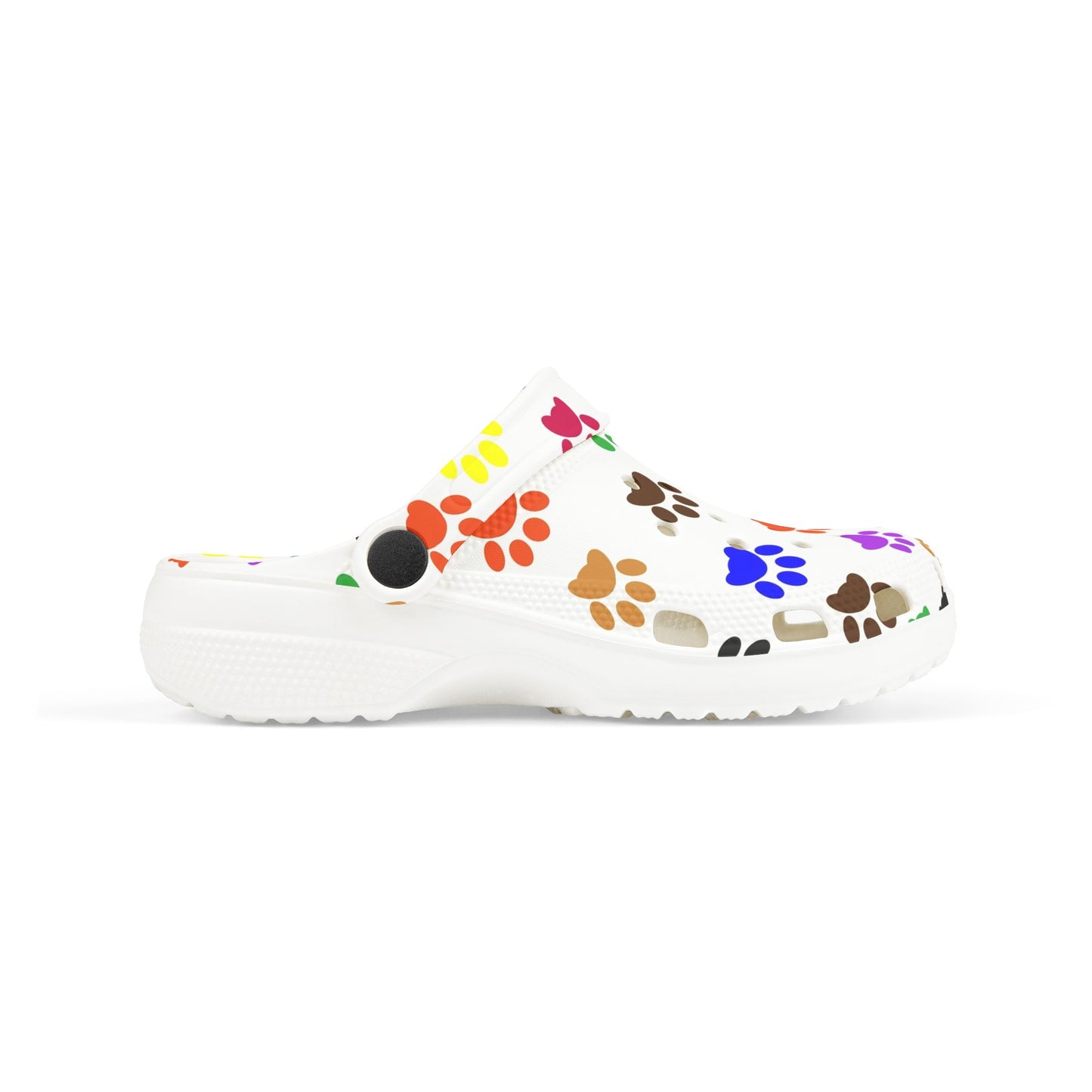 Kid's Colorful Paw Print Clogs | Fun Summer Footwear | Pet Lovers Gift | Playtime Shoes | Kids Sandals | Outdoor Adventure