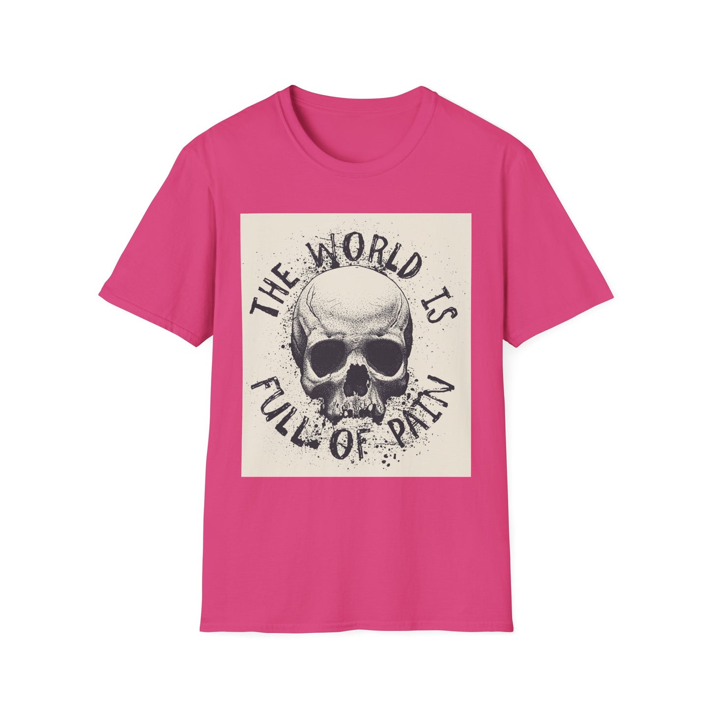 Skull Graphic Unisex T-Shirt - Edgy Casual Wear for Comfort & Style, Grunge Fashion, Gift for Him/Her, Halloween Outfit, Alternative Apparel
