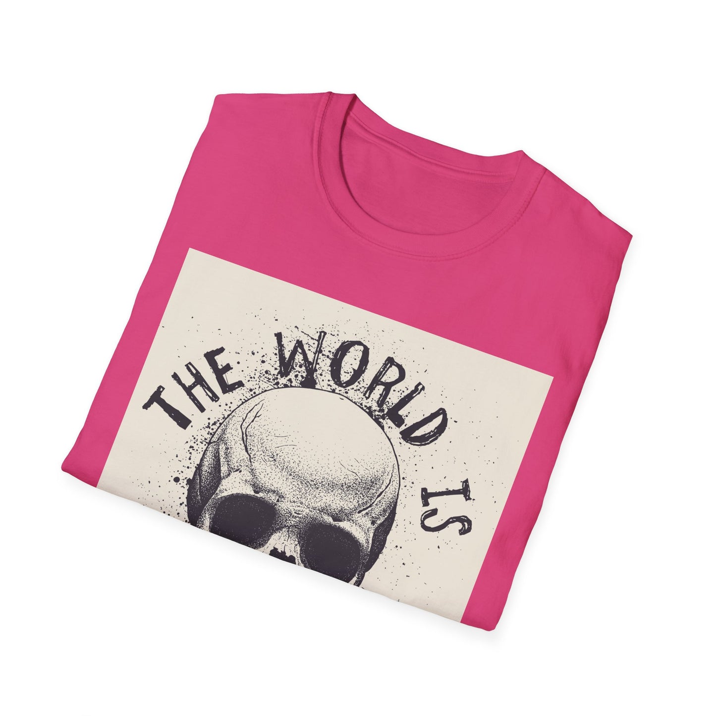 Skull Graphic Unisex T-Shirt - Edgy Casual Wear for Comfort & Style, Grunge Fashion, Gift for Him/Her, Halloween Outfit, Alternative Apparel