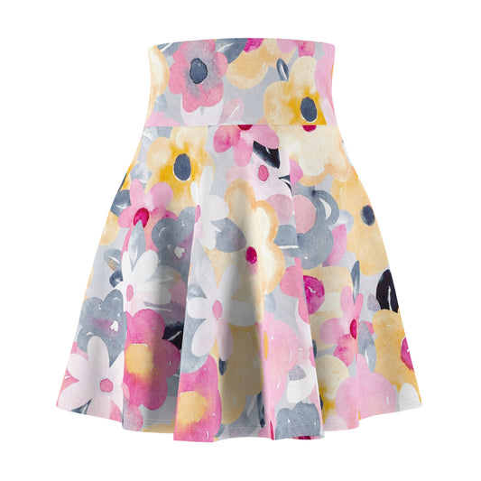 Floral Women's Skater Skirt, Cute Summer Fashion, Perfect for Parties, Vintage Style, Everyday Wear, Gift for Her