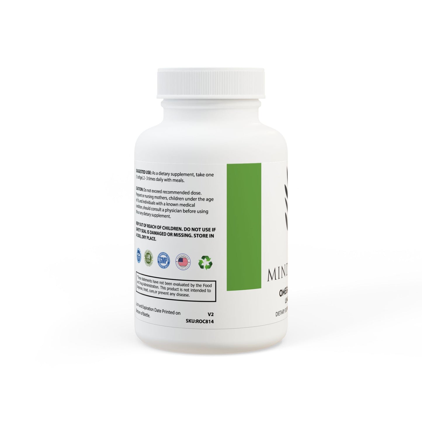 Omega 3 Fish Oil Supplement (60 Softgels)