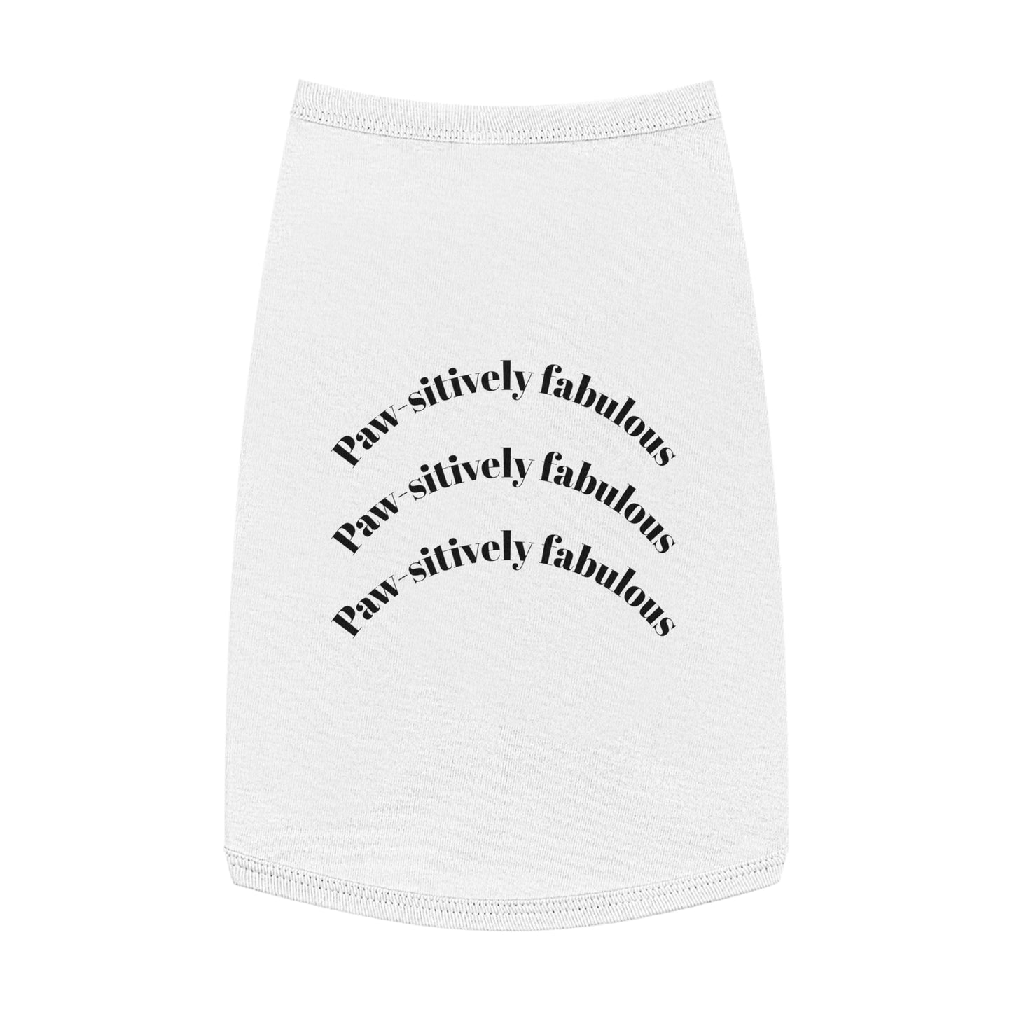 Fabulously Fun Pet Tank Top for Fashion-Forward Pets, Cute Dog Apparel, Pet Gift, Dog Lover Shirt, Stylish Petwear