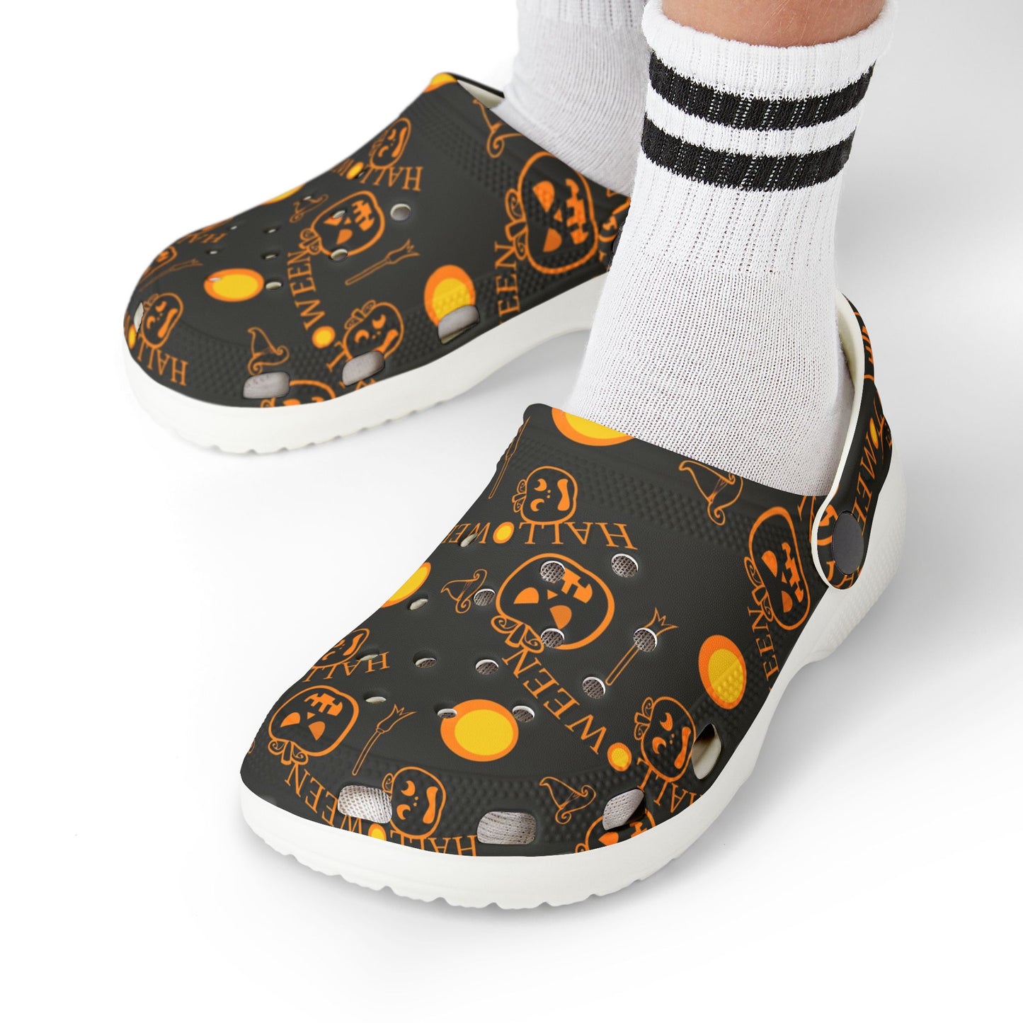 Halloween Kid's Foam Clogs, Fun Clogs for Kids, Spooky Halloween Footwear, Comfortable EVA Shoes, Kids Holiday Shoes, Unique [...]