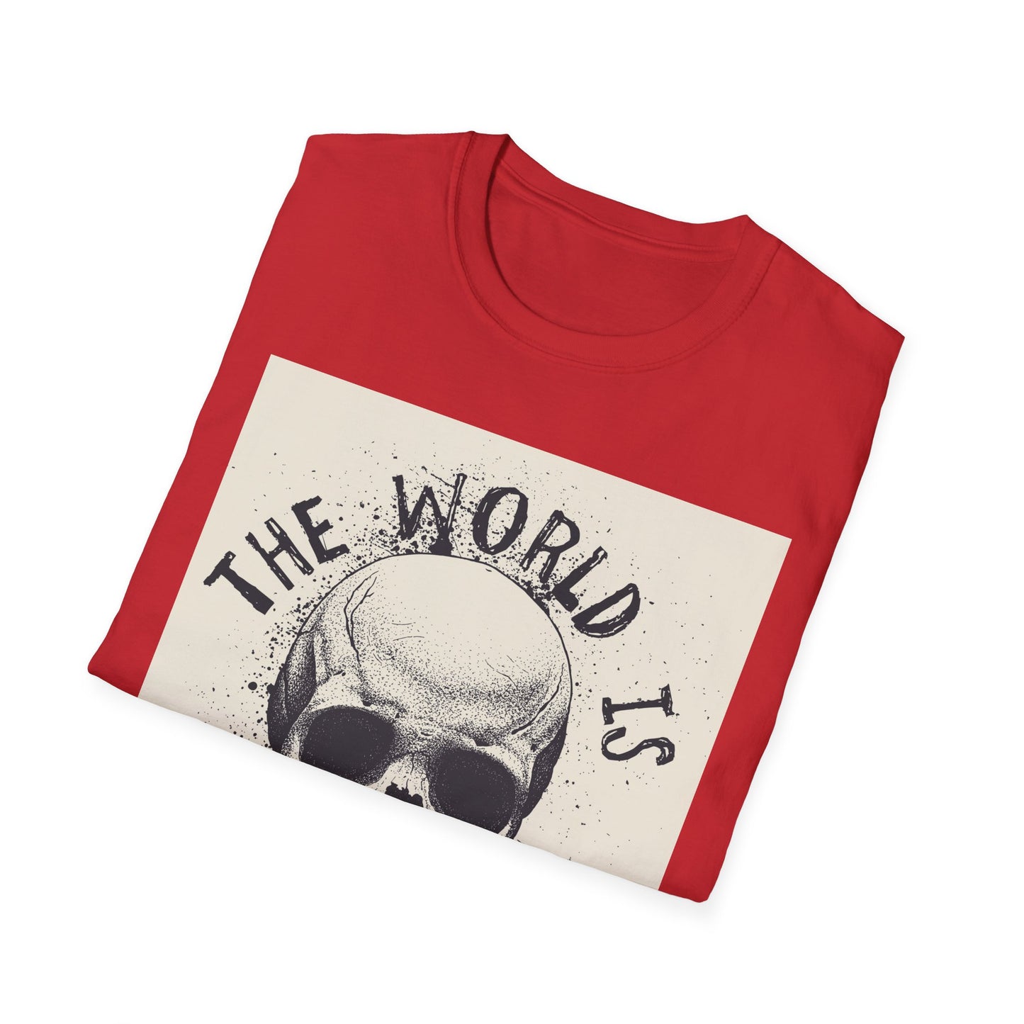 Skull Graphic Unisex T-Shirt - Edgy Casual Wear for Comfort & Style, Grunge Fashion, Gift for Him/Her, Halloween Outfit, Alternative Apparel
