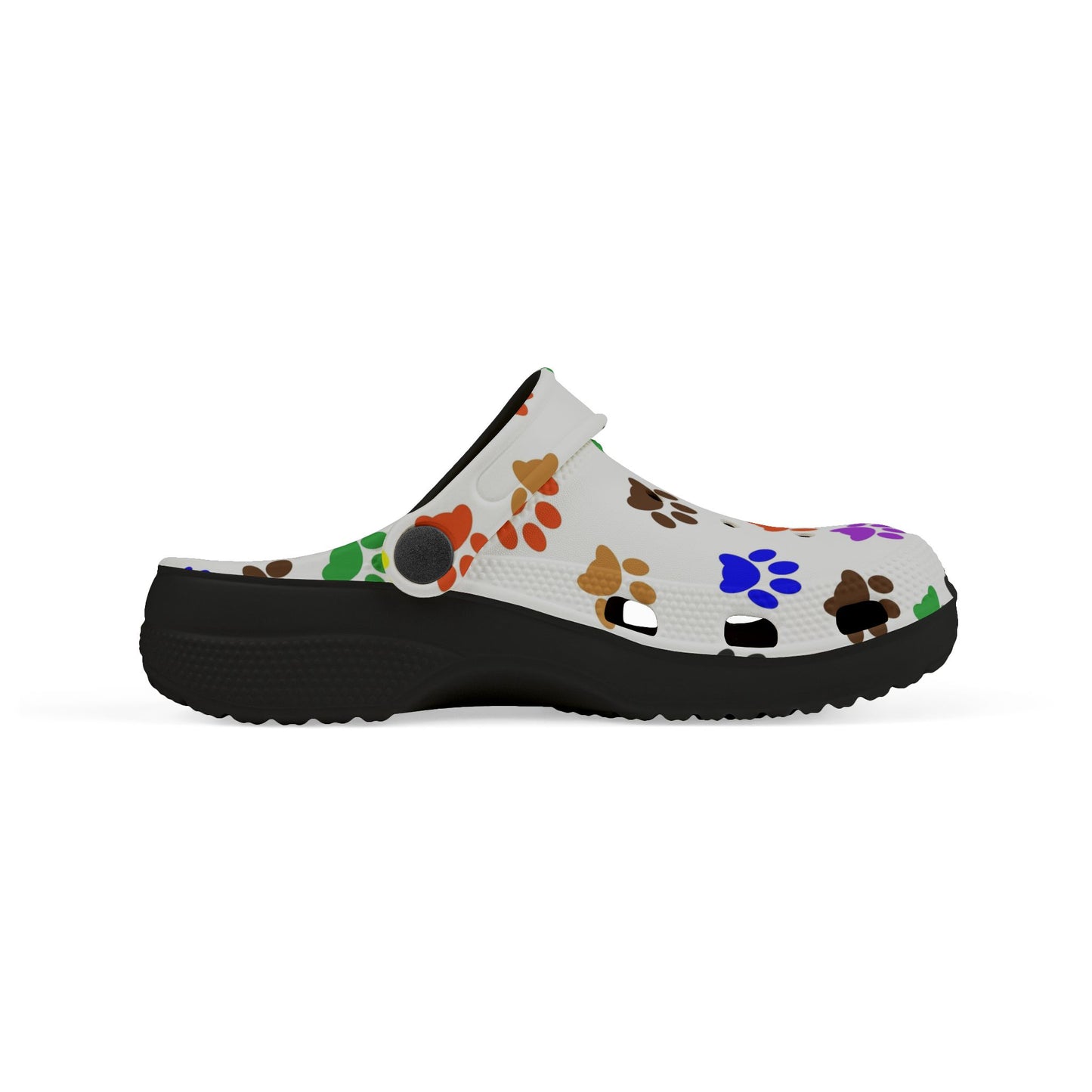 Kid's Colorful Paw Print Clogs | Fun Summer Footwear | Pet Lovers Gift | Playtime Shoes | Kids Sandals | Outdoor Adventure