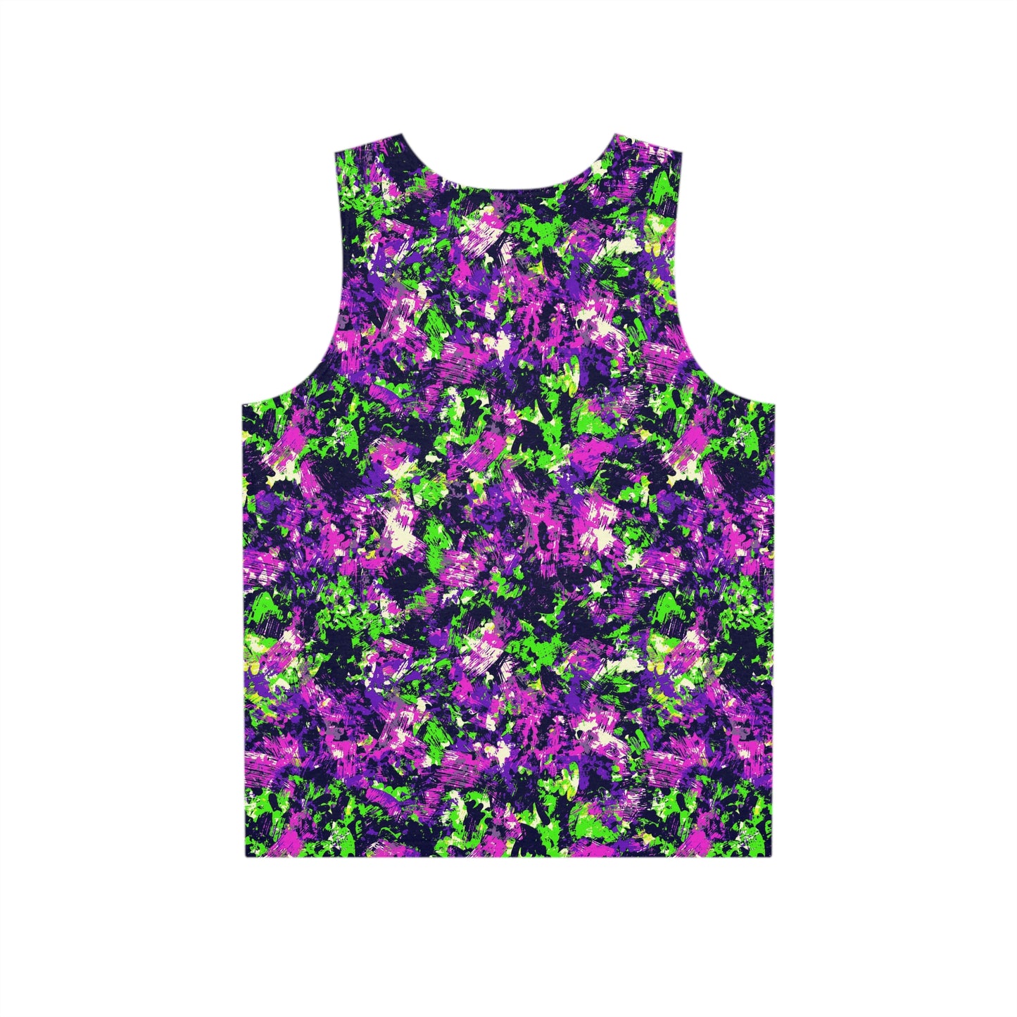Vibrant Men's Tank Top - AOP, Colorful Summer Sleeveless Shirt, Festival Wear, Gym Outfits, Casual Beach Apparel