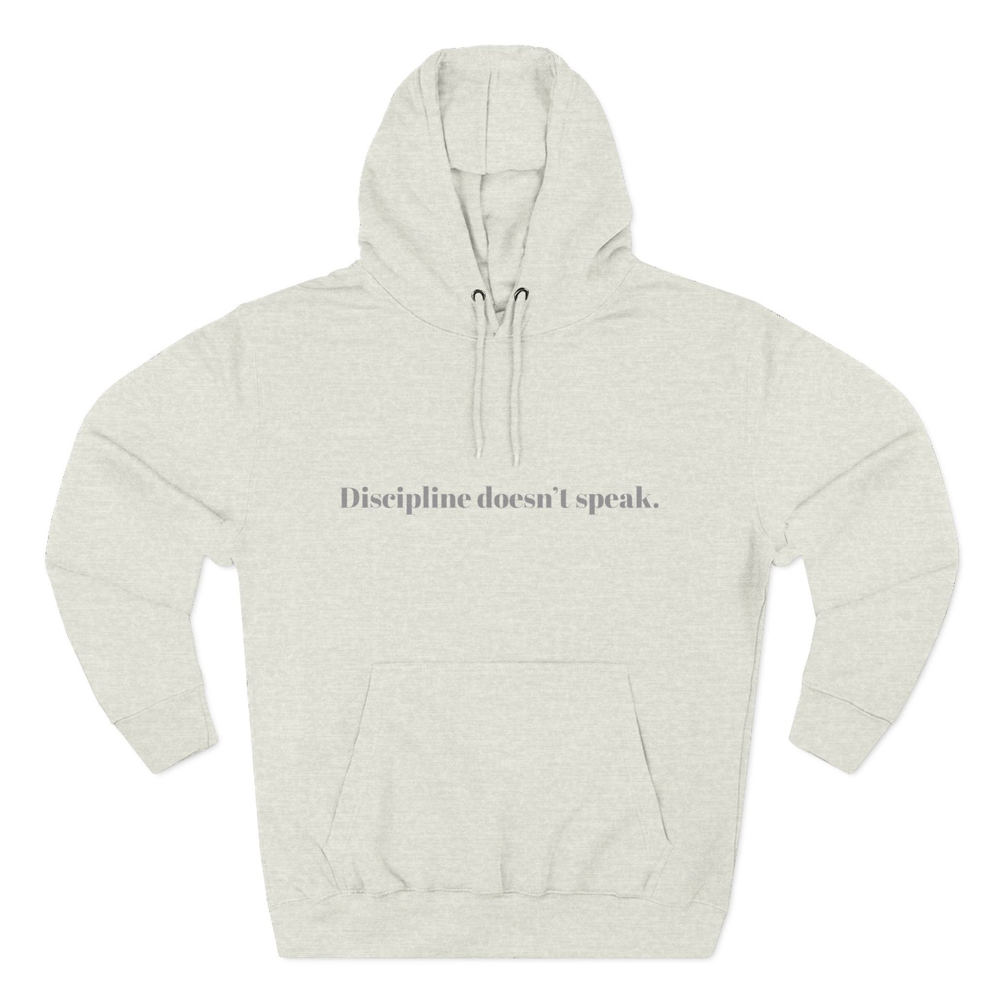 Three-Panel Fleece Hoodie
