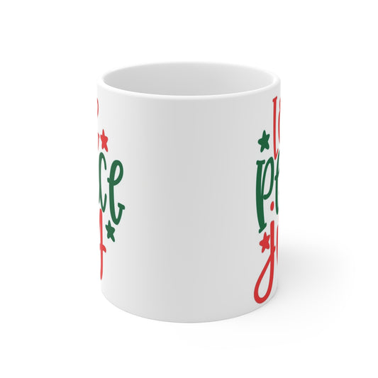 Love Peace Joy Holiday Mug