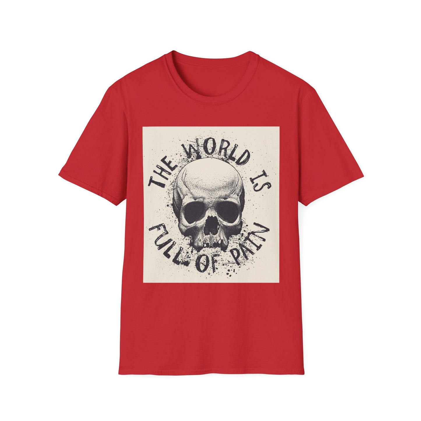 Skull Graphic Unisex T-Shirt - Edgy Casual Wear for Comfort & Style, Grunge Fashion, Gift for Him/Her, Halloween Outfit, Alternative Apparel