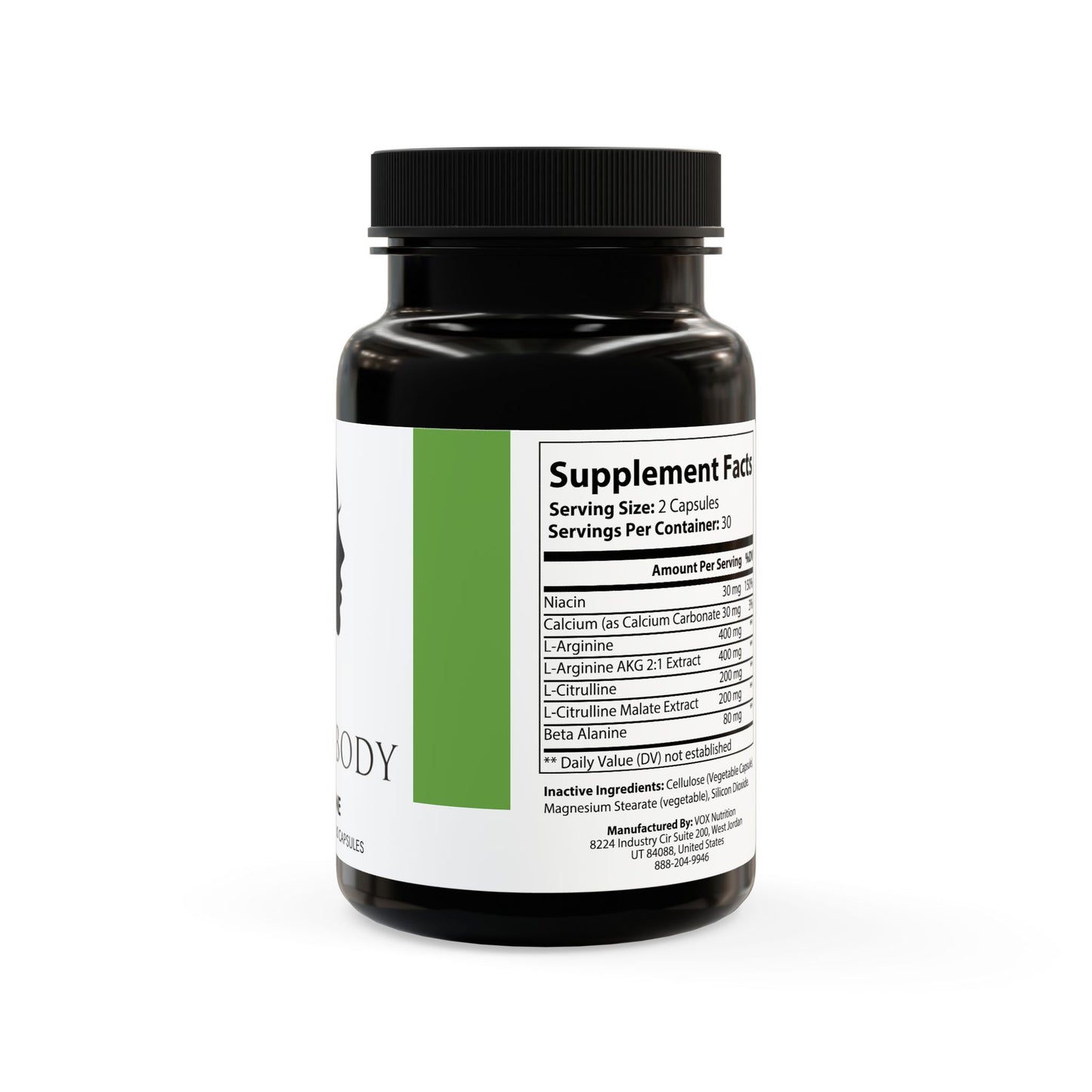 L-Arginine Supplement (60 Capsules)