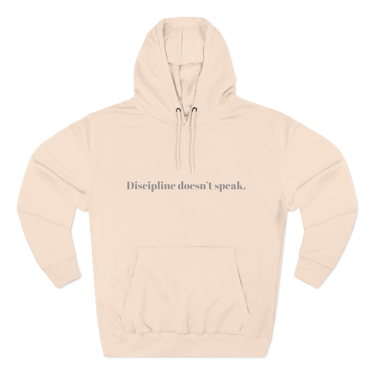 Three-Panel Fleece Hoodie