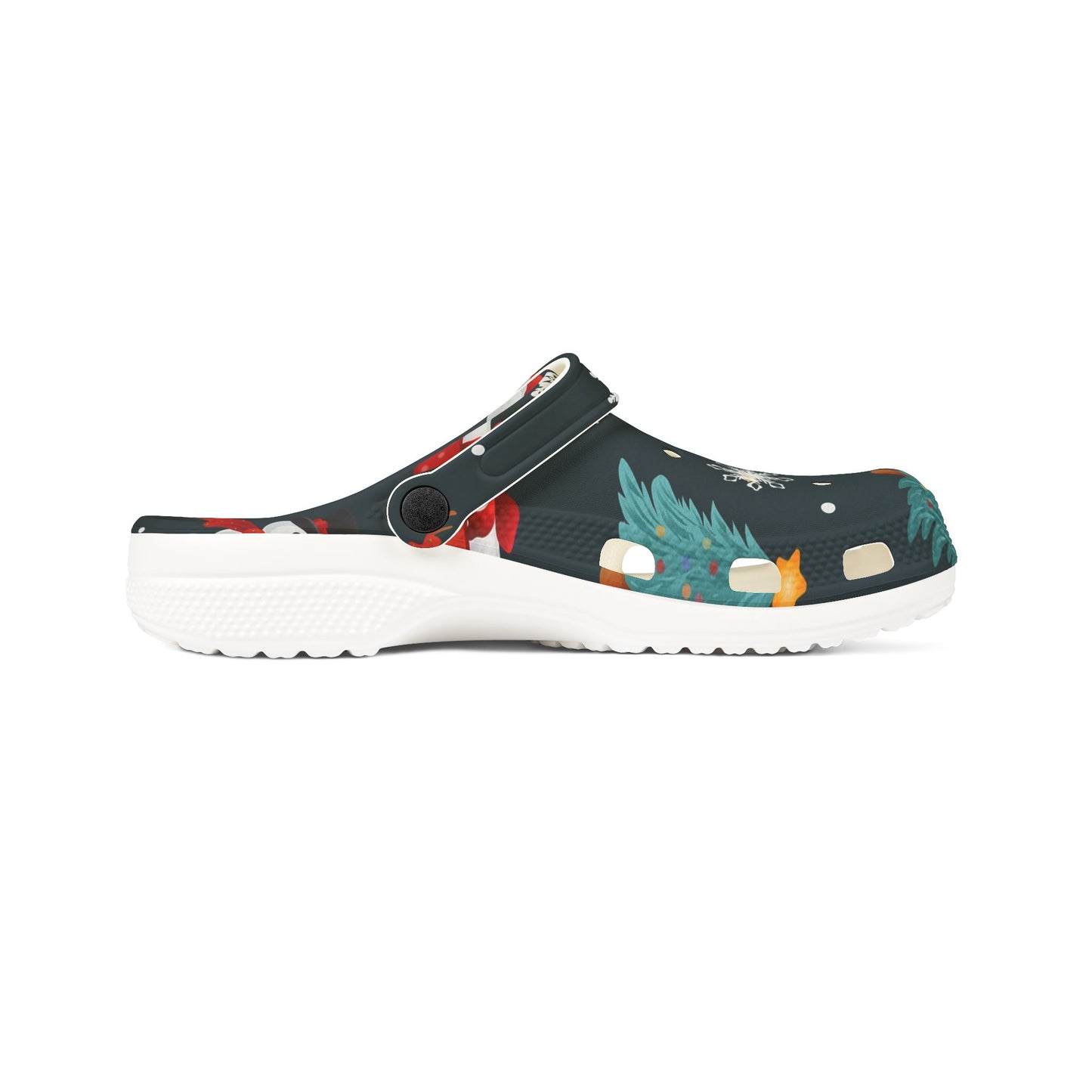 Festive EVA Foam Rubber Shoes, Holiday Clogs, Christmas Footwear, Indoor Garden Shoes, Fun Slip-Ons, Gift for Family