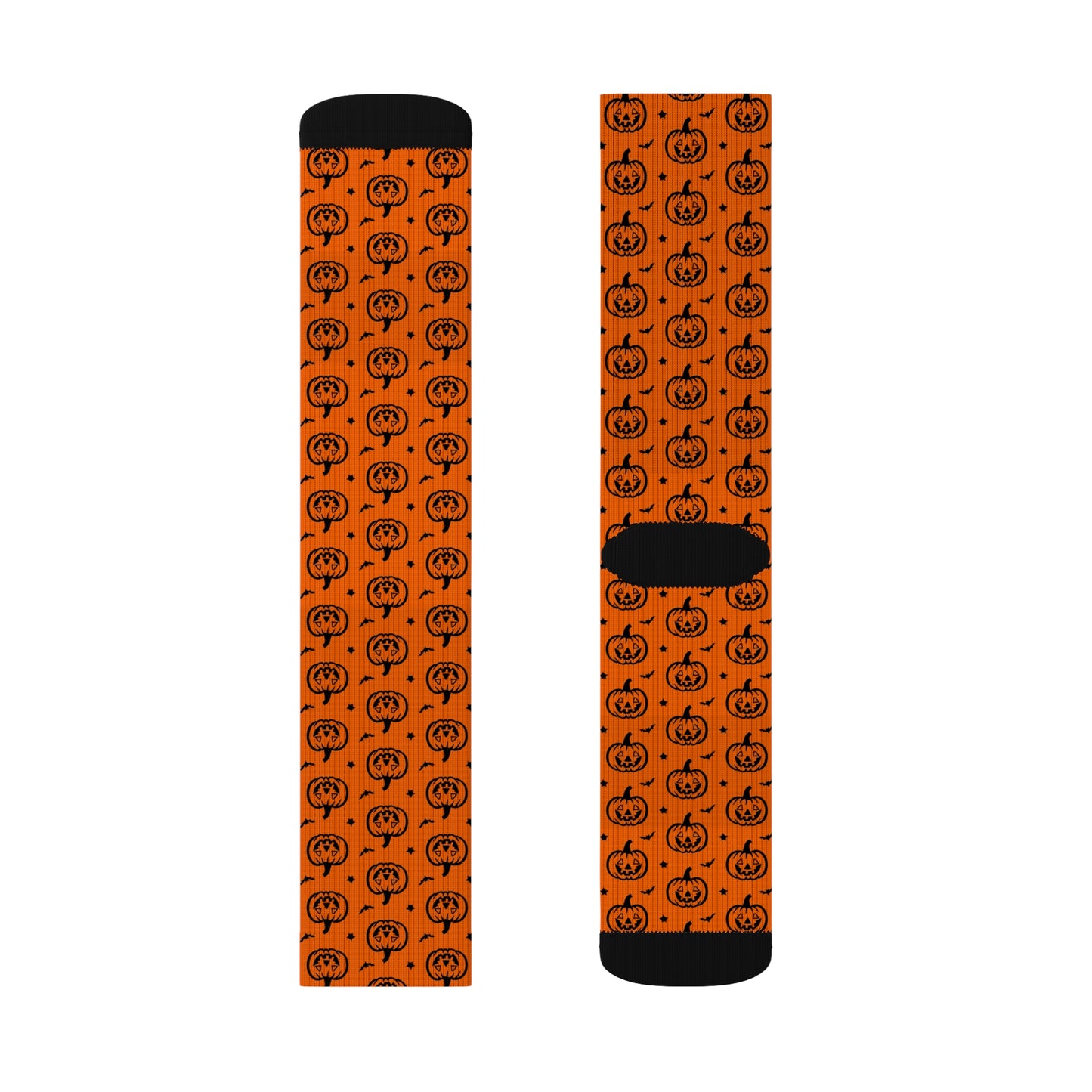 Halloween Pumpkin Socks, Cozy Fall Accessories, Cute Gift for Halloween, Fun Sock Design, Holiday Party Wear