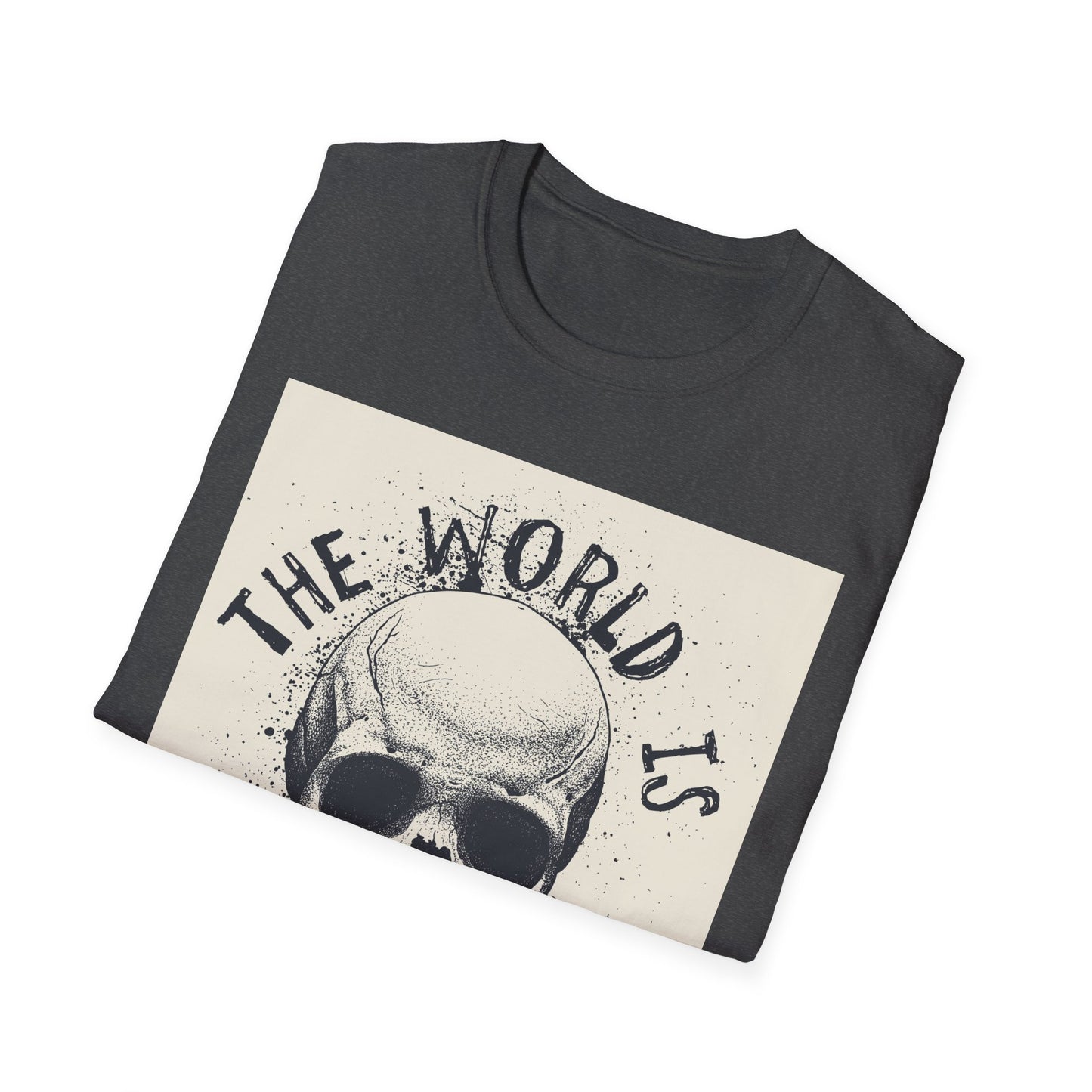Skull Graphic Unisex T-Shirt - Edgy Casual Wear for Comfort & Style, Grunge Fashion, Gift for Him/Her, Halloween Outfit, Alternative Apparel