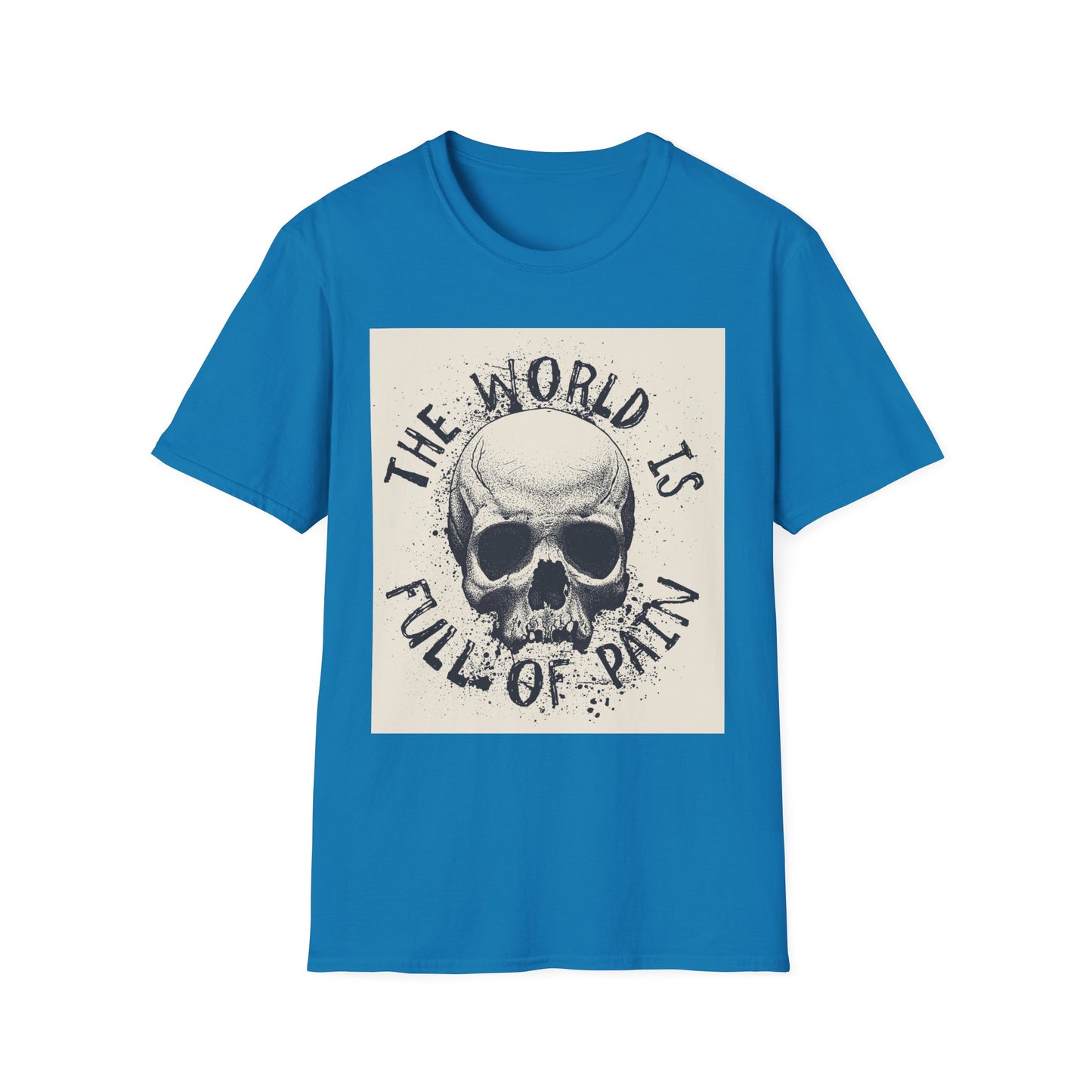 Skull Graphic Unisex T-Shirt - Edgy Casual Wear for Comfort & Style, Grunge Fashion, Gift for Him/Her, Halloween Outfit, Alternative Apparel