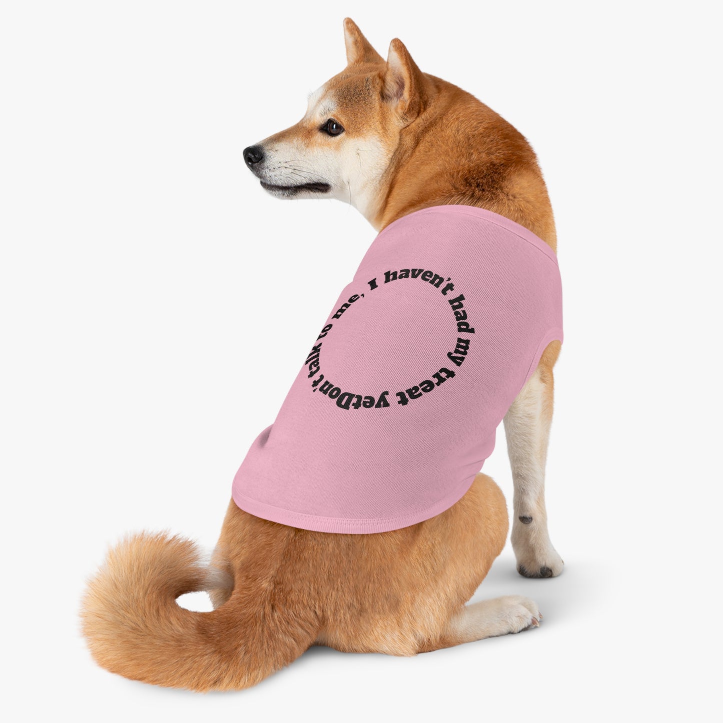 Funny Dog Tank Top - "Don't Talk to Me" Pet Apparel, Cute Canine Gift, Dog Clothes for Small Breeds, Pet Birthday Party