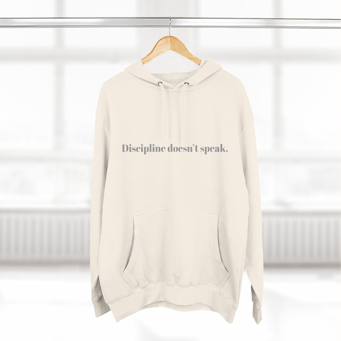 Three-Panel Fleece Hoodie