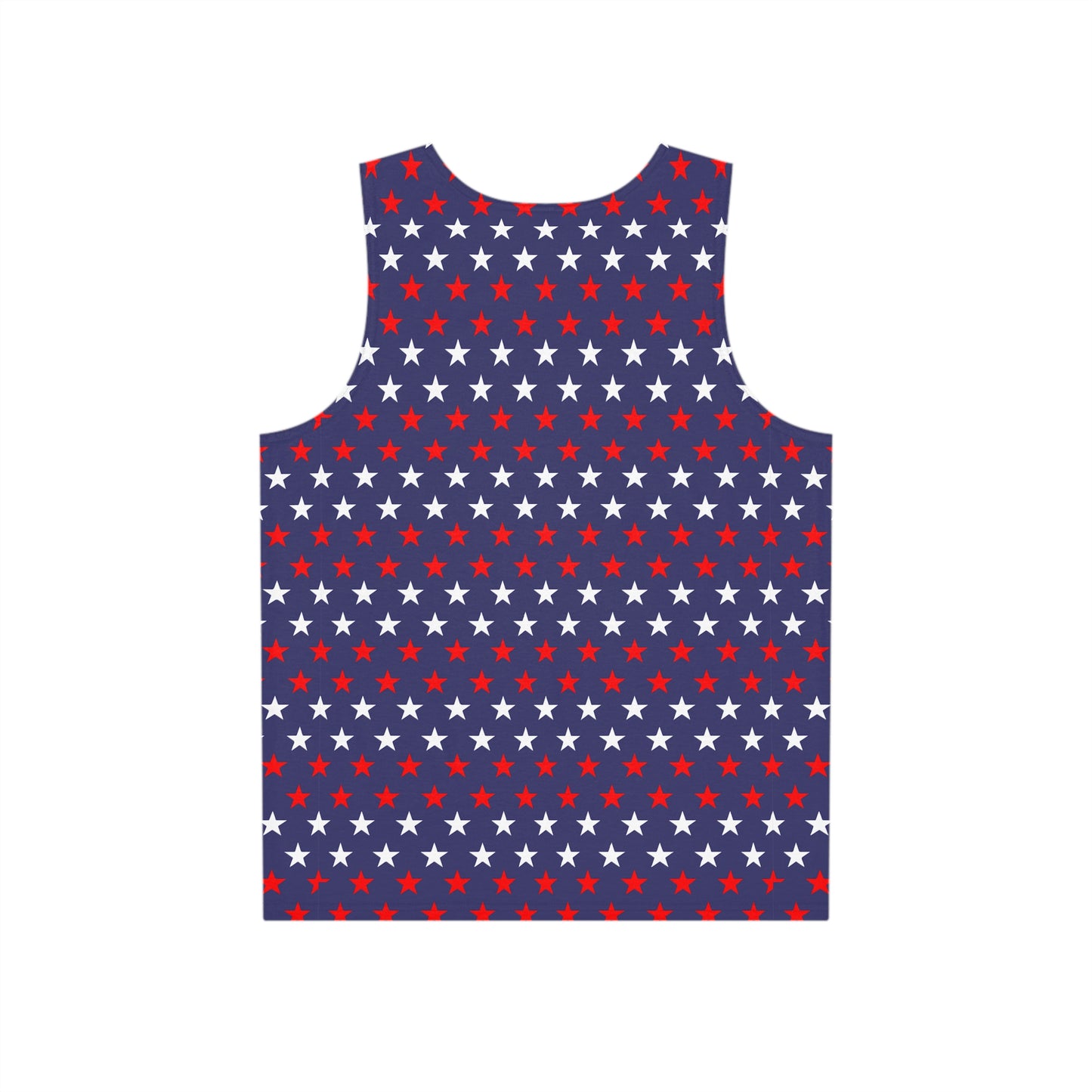Patriotic Star Pattern Men's Tank Top | Casual Summer Wear, 4th of July Celebration, Beach Day, Independence Day Outing, Festival Clothing