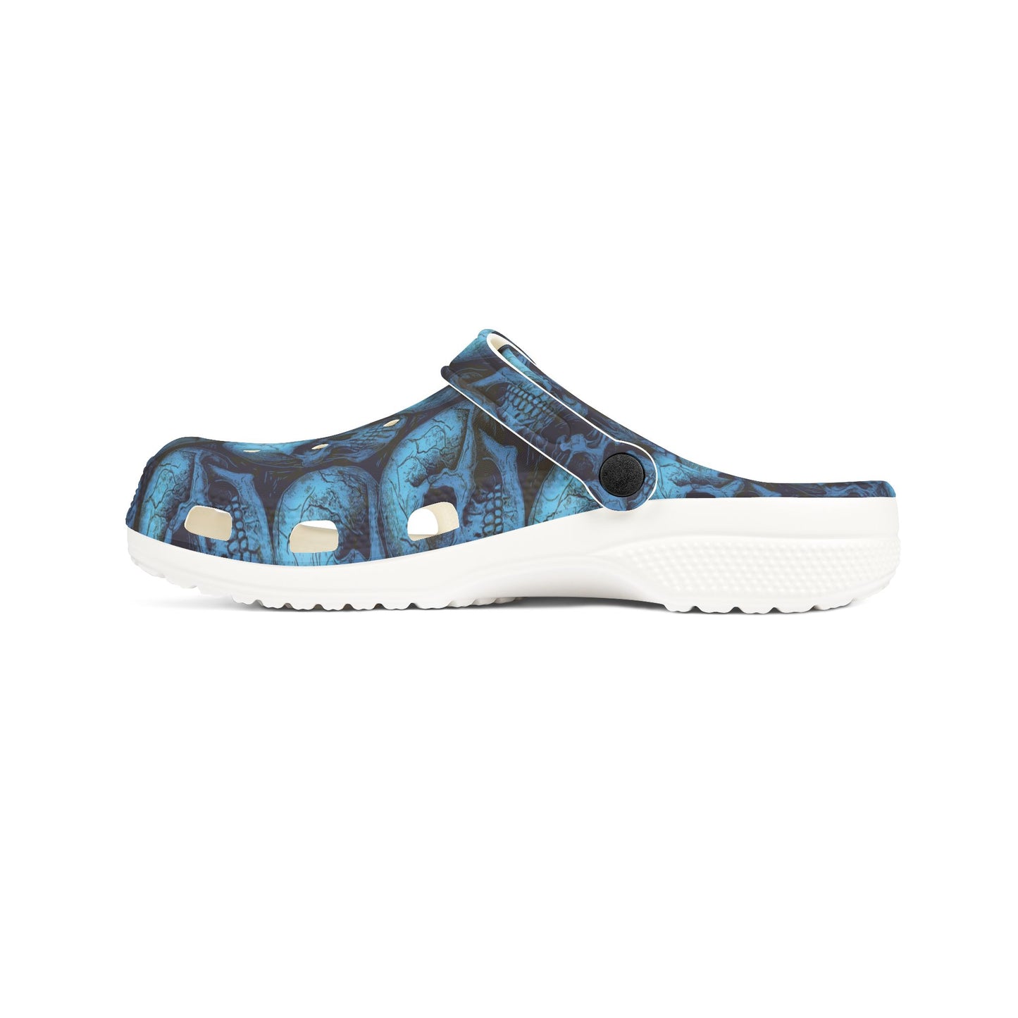 Stylish EVA Foam Clogs - Casual Comfort, Fun Outdoor Footwear, Unique Skulls Design, Perfect for Summer, Garden, Parties, Festivals
