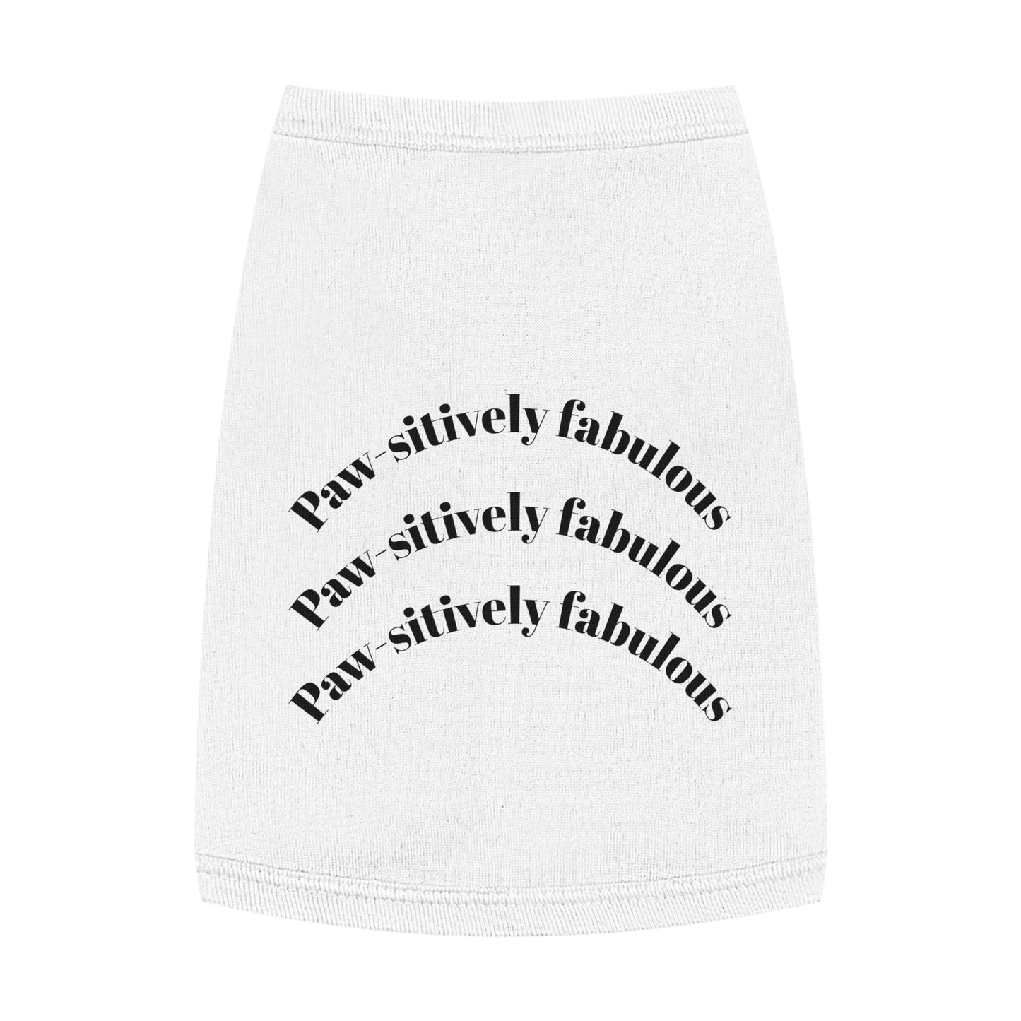 Fabulously Fun Pet Tank Top for Fashion-Forward Pets, Cute Dog Apparel, Pet Gift, Dog Lover Shirt, Stylish Petwear