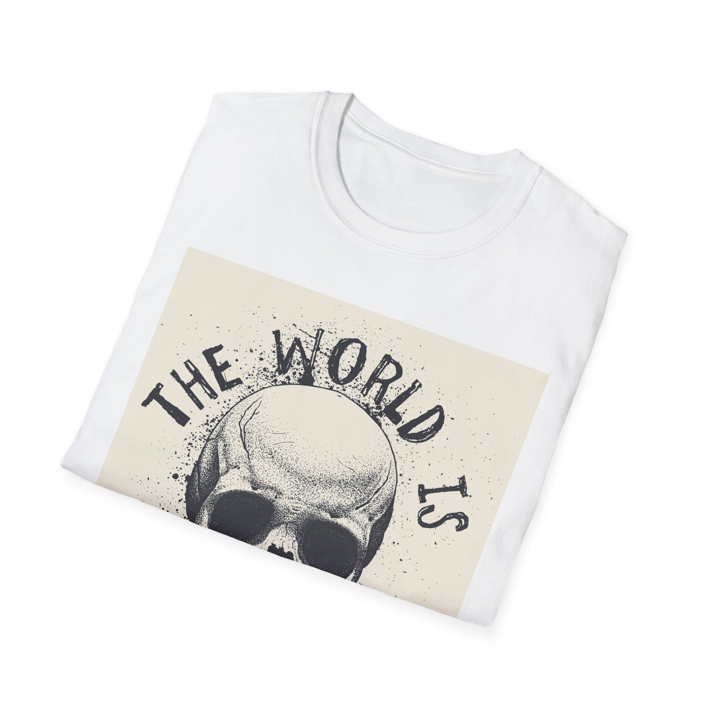 Skull Graphic Unisex T-Shirt - Edgy Casual Wear for Comfort & Style, Grunge Fashion, Gift for Him/Her, Halloween Outfit, Alternative Apparel