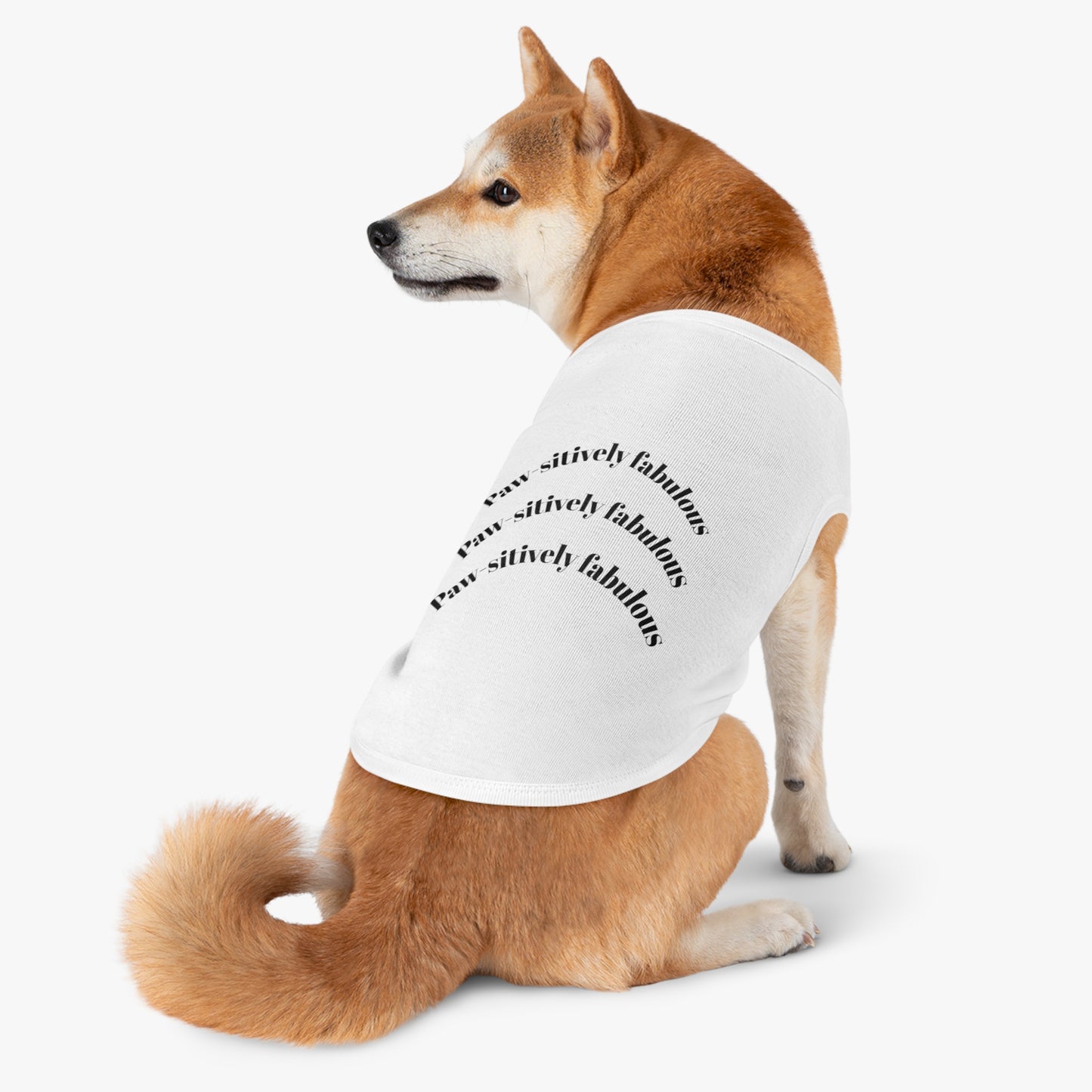 Fabulously Fun Pet Tank Top for Fashion-Forward Pets, Cute Dog Apparel, Pet Gift, Dog Lover Shirt, Stylish Petwear