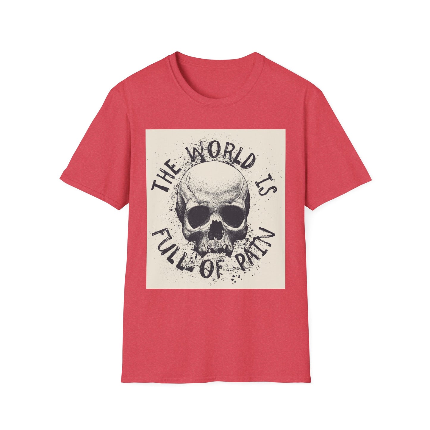 Skull Graphic Unisex T-Shirt - Edgy Casual Wear for Comfort & Style, Grunge Fashion, Gift for Him/Her, Halloween Outfit, Alternative Apparel