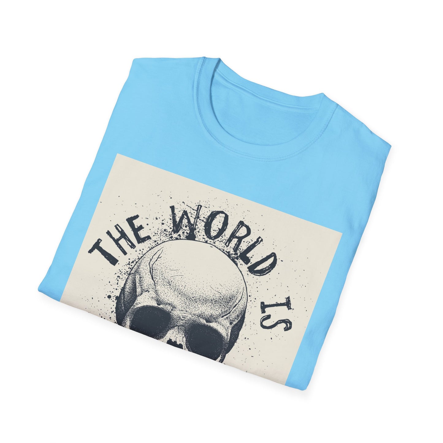 Skull Graphic Unisex T-Shirt - Edgy Casual Wear for Comfort & Style, Grunge Fashion, Gift for Him/Her, Halloween Outfit, Alternative Apparel