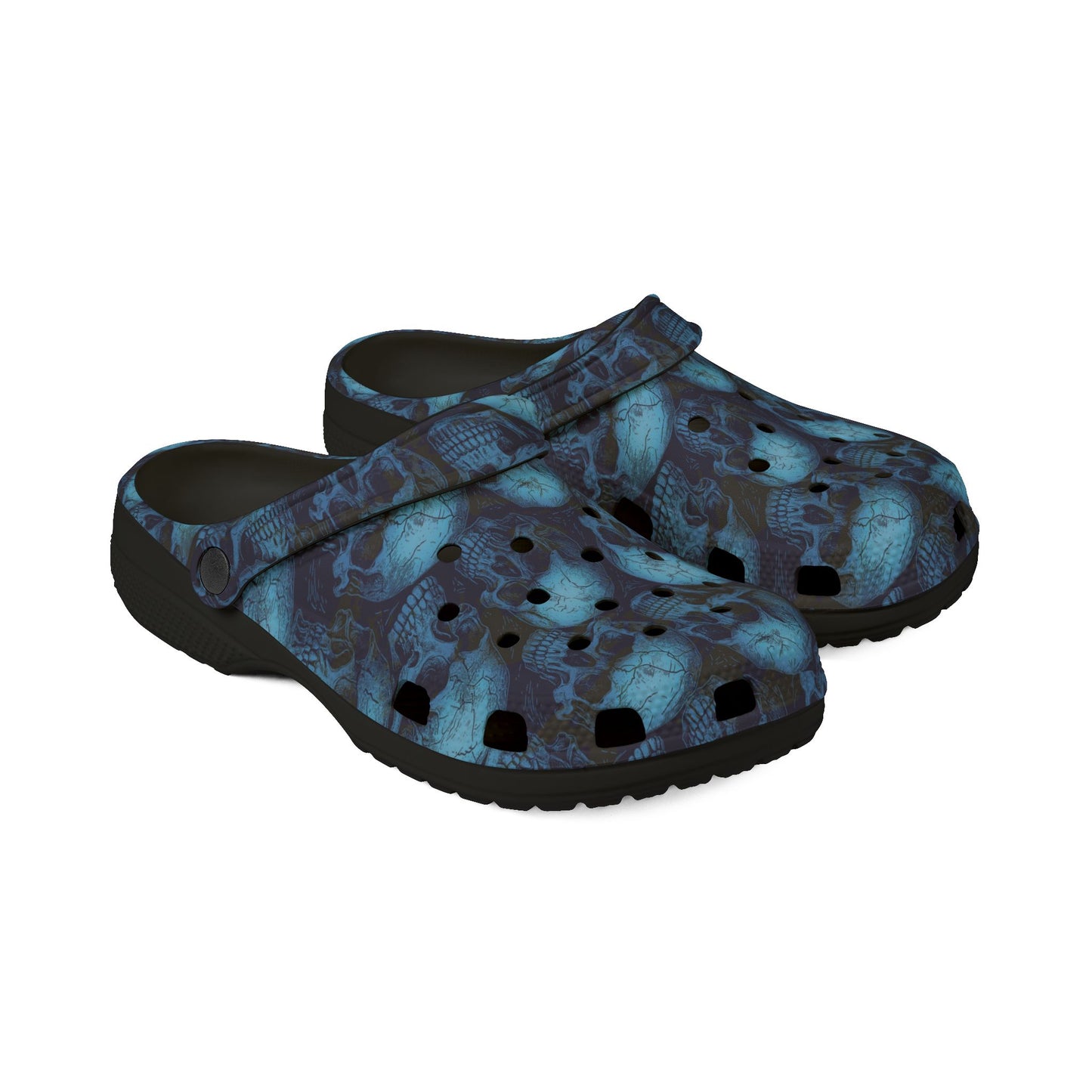 Stylish EVA Foam Clogs - Casual Comfort, Fun Outdoor Footwear, Unique Skulls Design, Perfect for Summer, Garden, Parties, Festivals