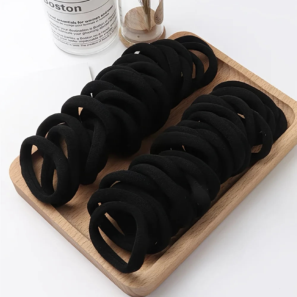 20/50/100pcs Soft Elastic Hair Ties Hair Bands Decorative Hair Accessories Set For Baby Girls