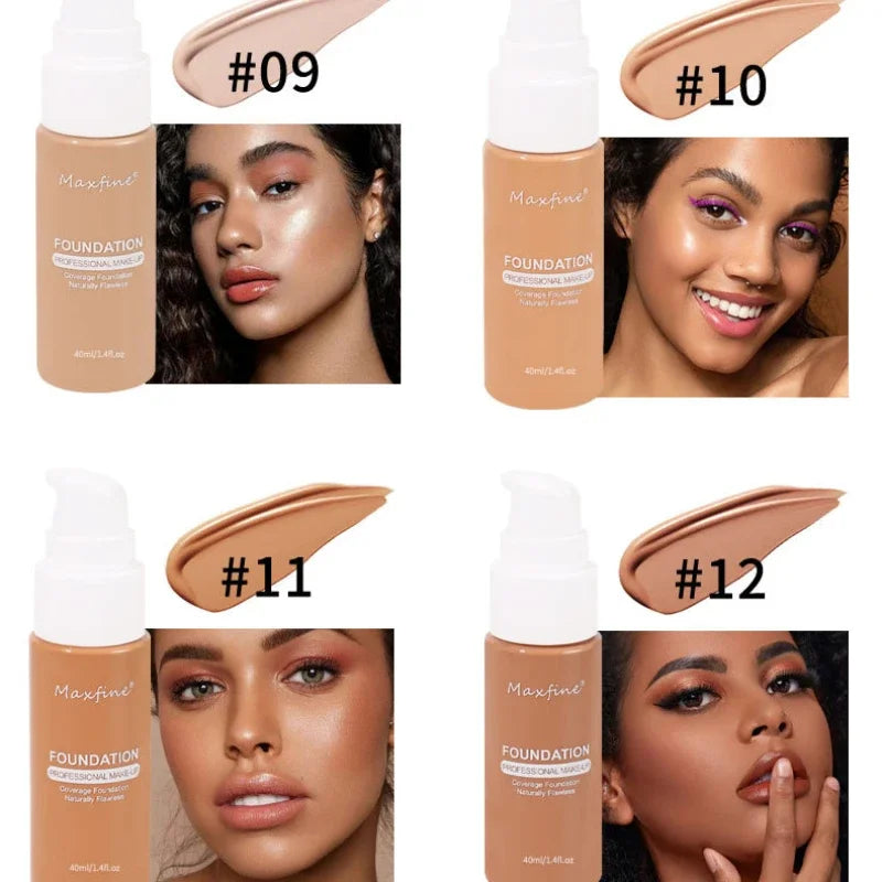 Matte Liquid Foundation Effective Concealer Waterproof Sweat-resistant Makeup Professional Light Thin Delicate Foundation