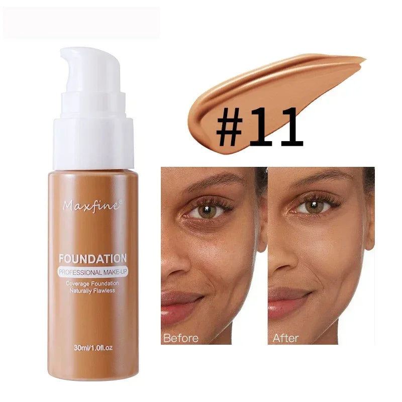 Matte Liquid Foundation Effective Concealer Waterproof Sweat-resistant Makeup Professional Light Thin Delicate Foundation